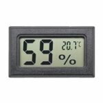 Termometr mini şunursuz qara