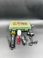 Polis fanarı lampa başlıqlı yaşıl qutu