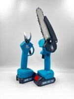 Bağ qayçısı və mini motopila cüt (2 batareyalı)