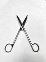 Tibbi qayçı 16sm başı düz - Image 4