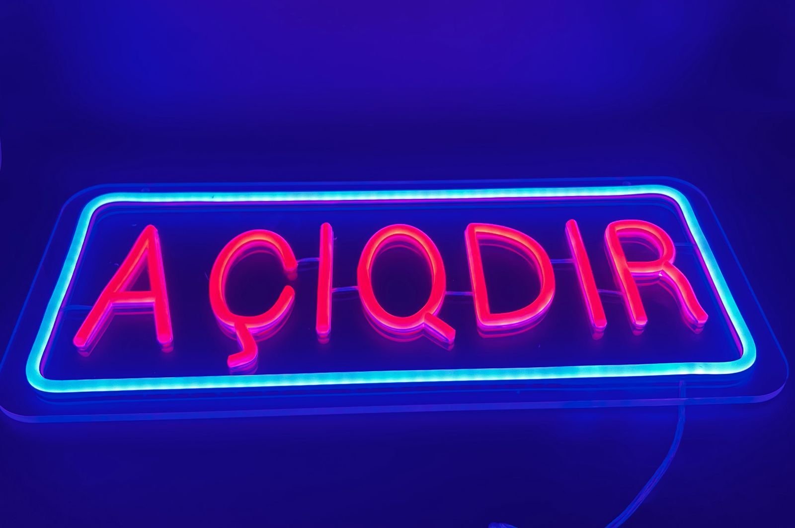 fee3c658-908e-4316-b85a-4ba1ebffc466.jpeg "Açıqdır" LED Reklam - Image 1